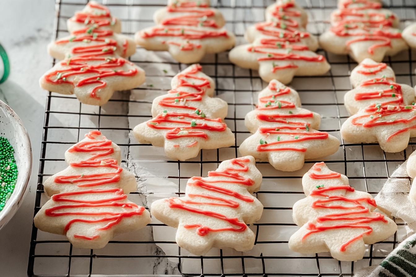 Christmas Tree Sugar Cookies