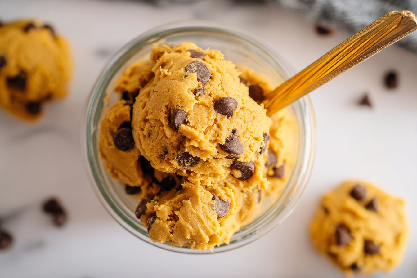 Edible Pumpkin Cookie Dough