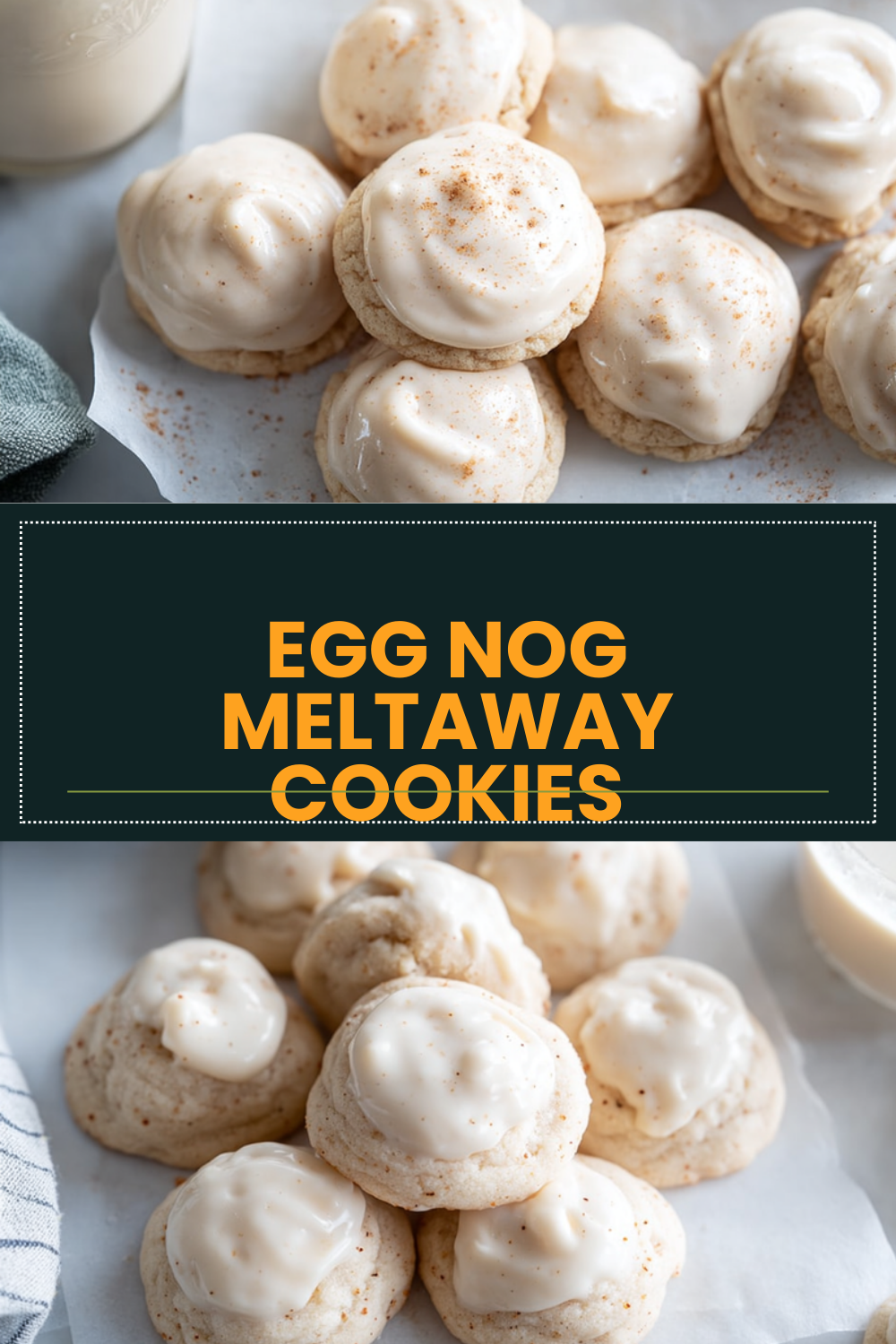Egg Nog Meltaway Cookies