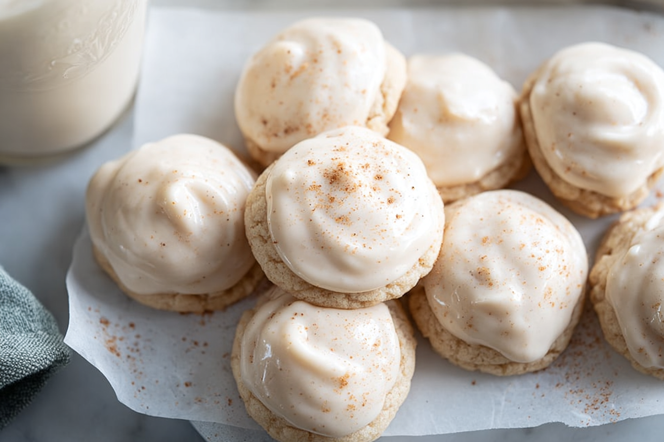 Egg Nog Meltaway Cookies