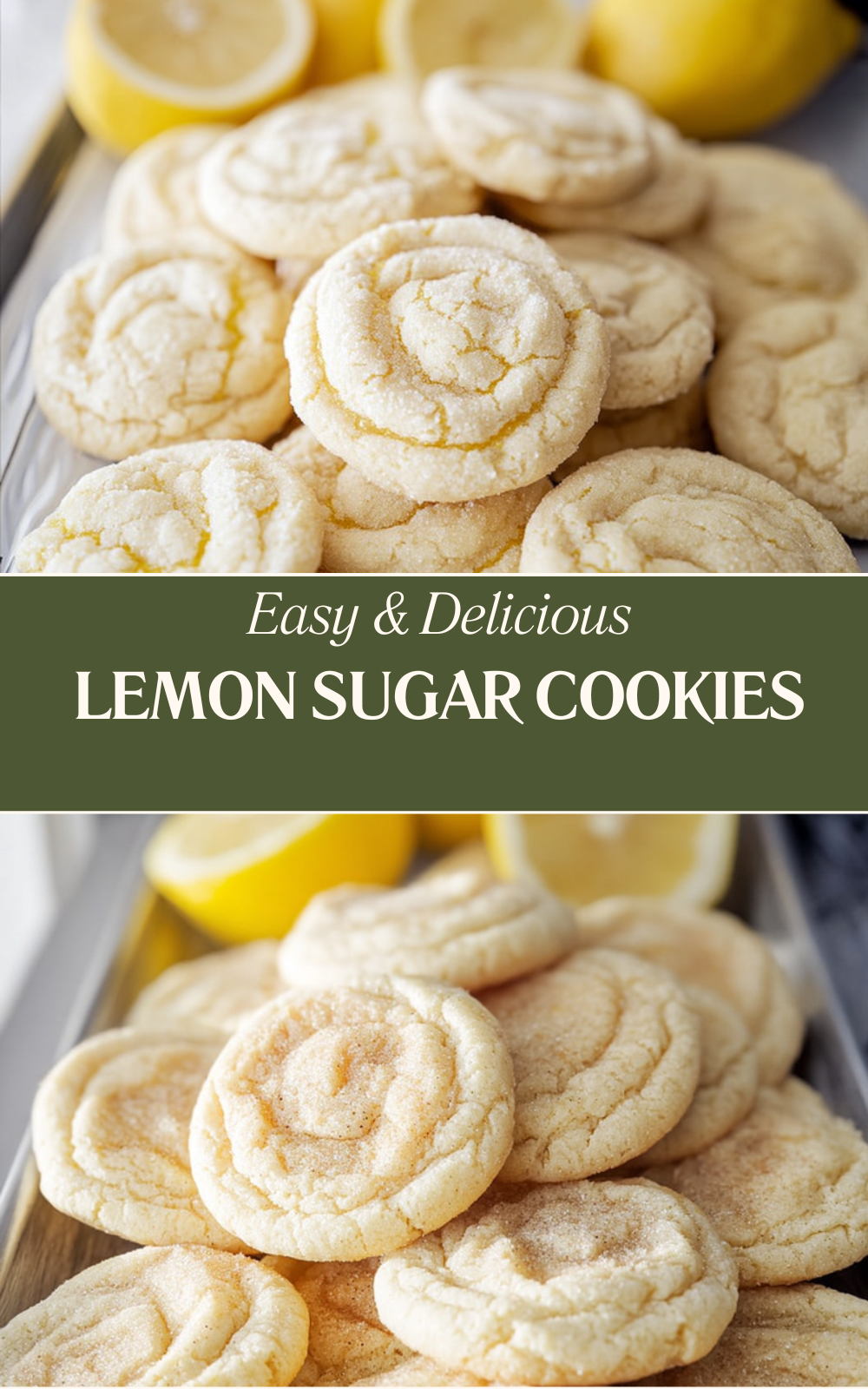 Lemon Sugar Cookies