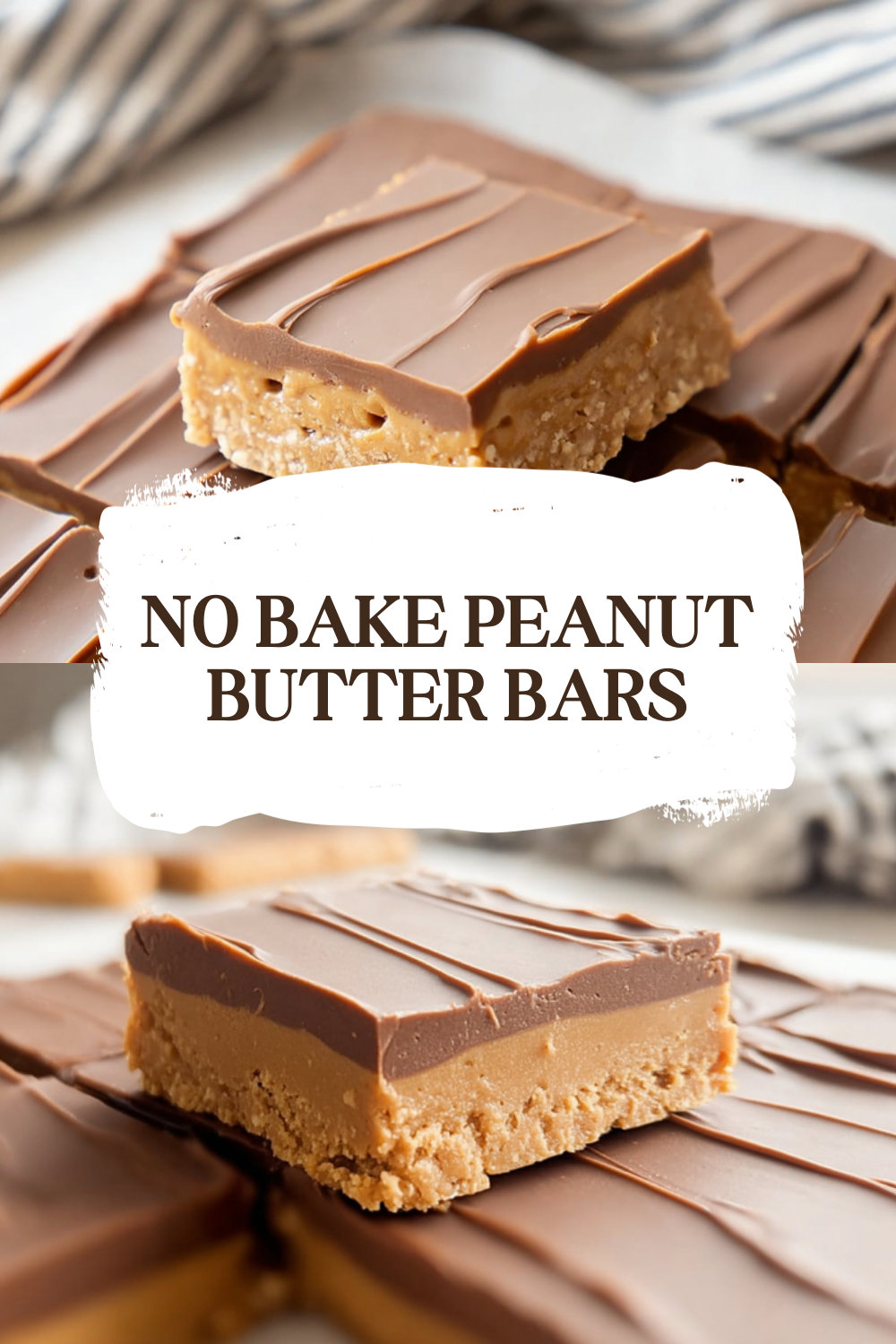 No Bake Peanut Butter Bars