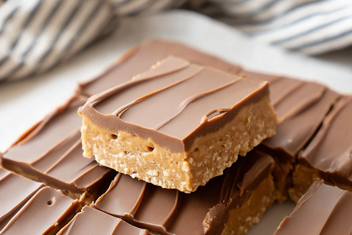 No Bake Peanut Butter Bars