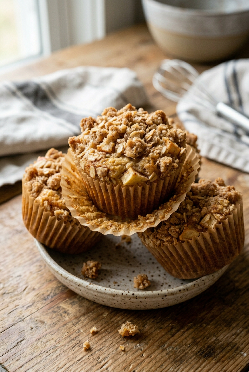 Apple Crumb Muffins