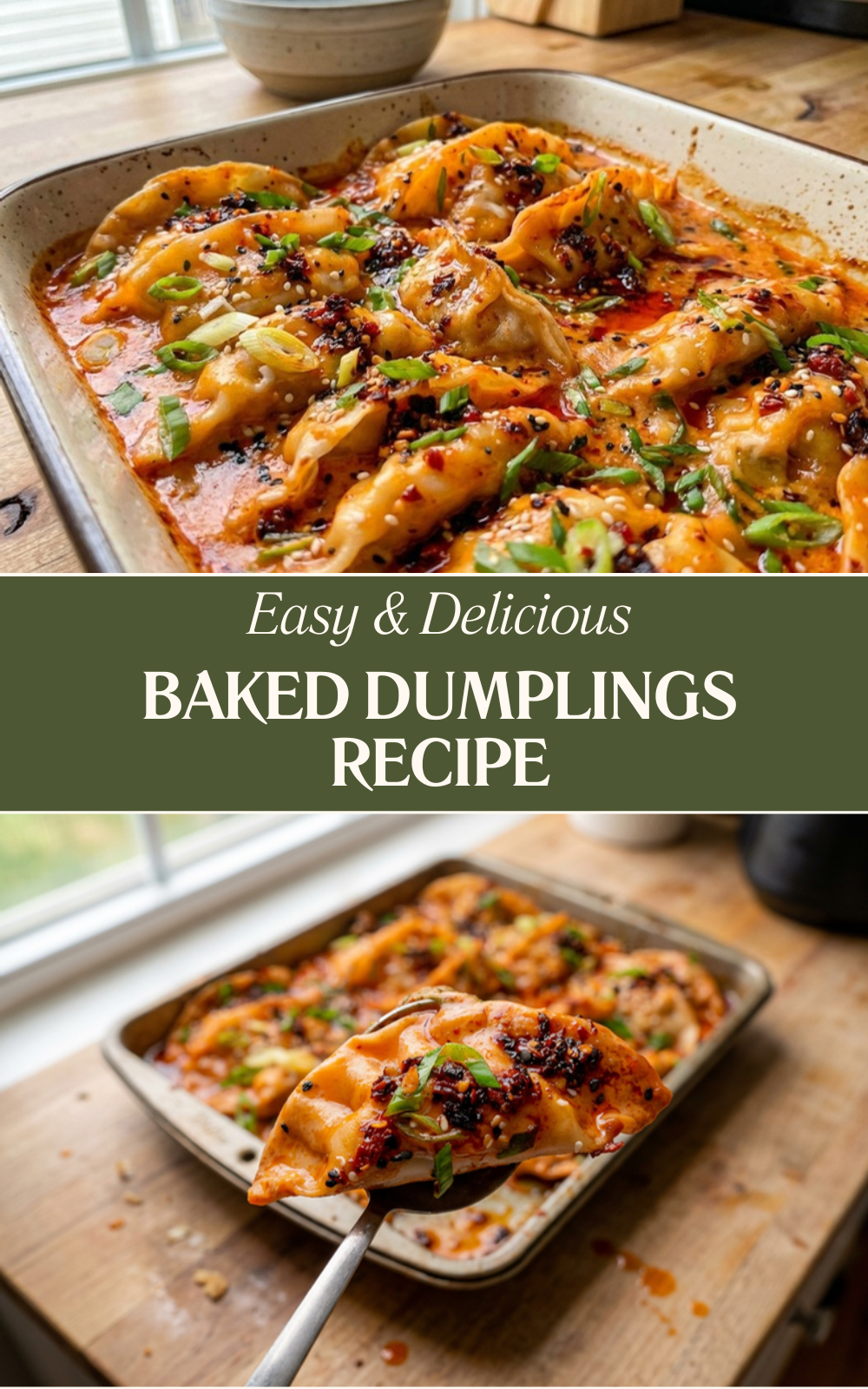 Baked Dumplings Recipe