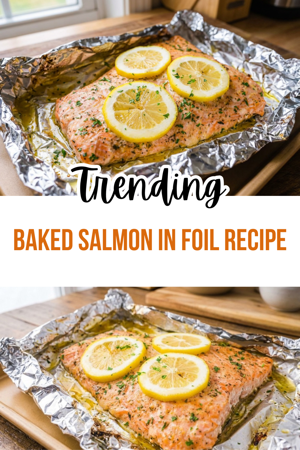 Baked Salmon In Foil Recipe