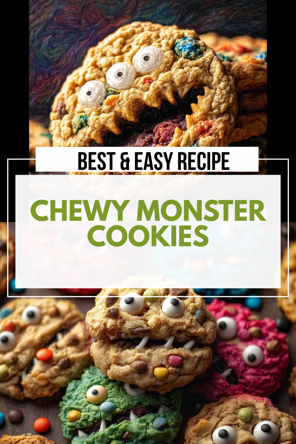 Chewy Monster Cookies