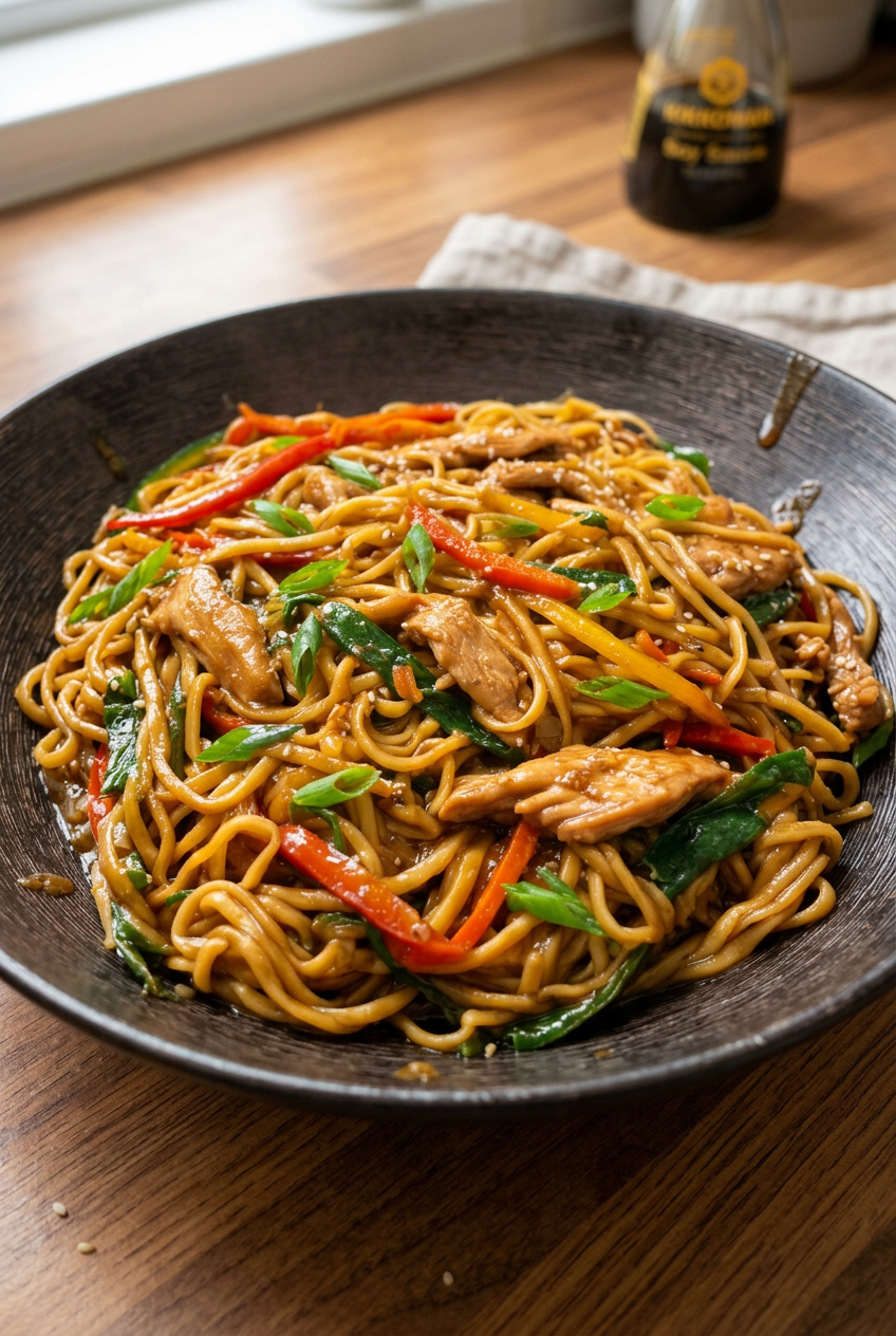 Chicken Noodle Stir Fry
