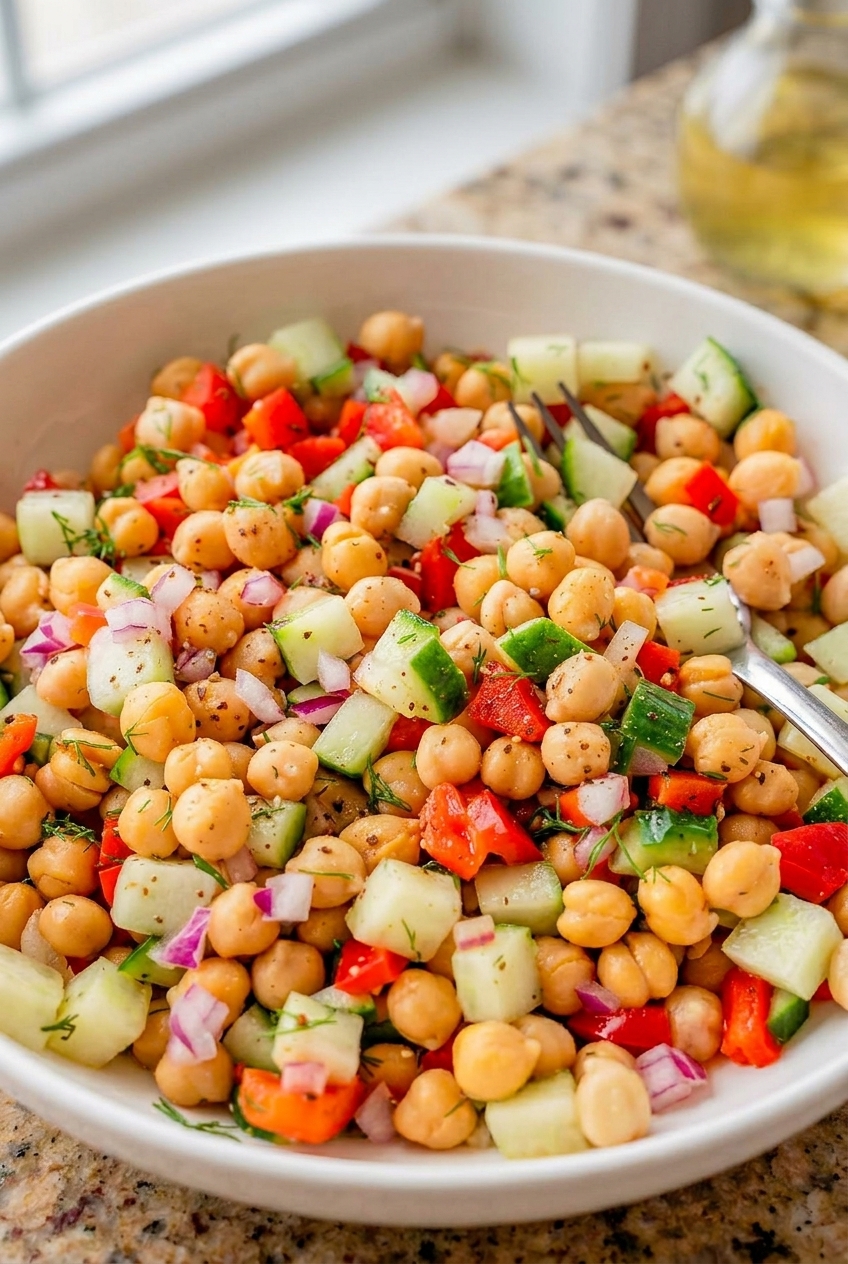 Chickpea Salad Recipe Easy Healthy And Quick 6 Chickpea Salad