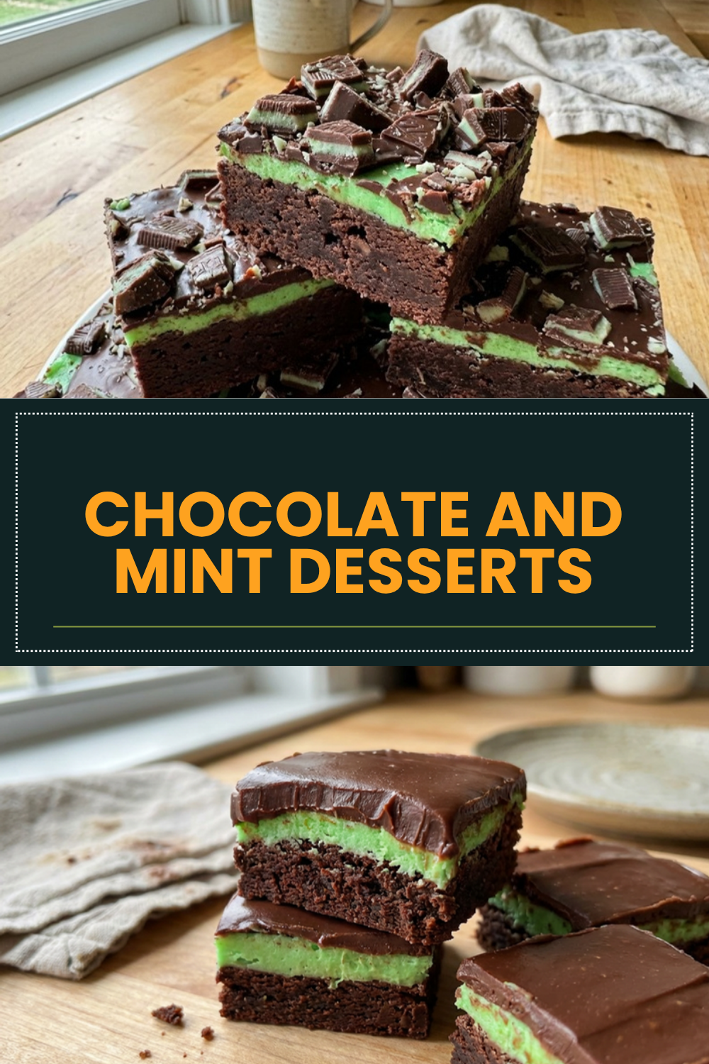 Chocolate And Mint Desserts