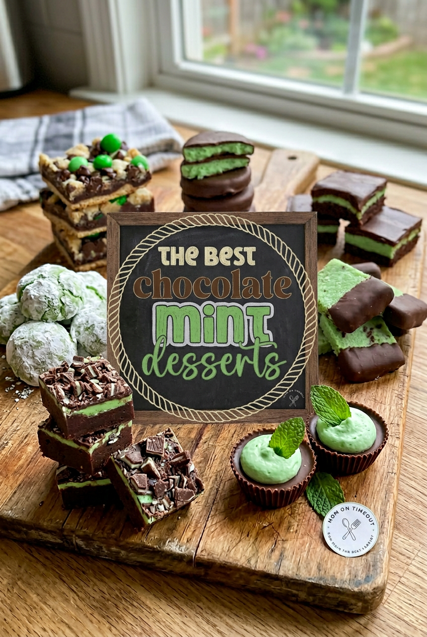 Chocolate And Mint Desserts