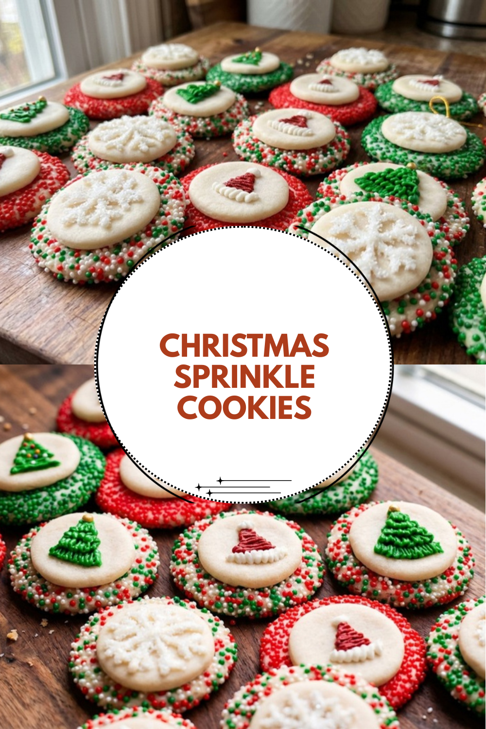 Christmas Sprinkle Cookies