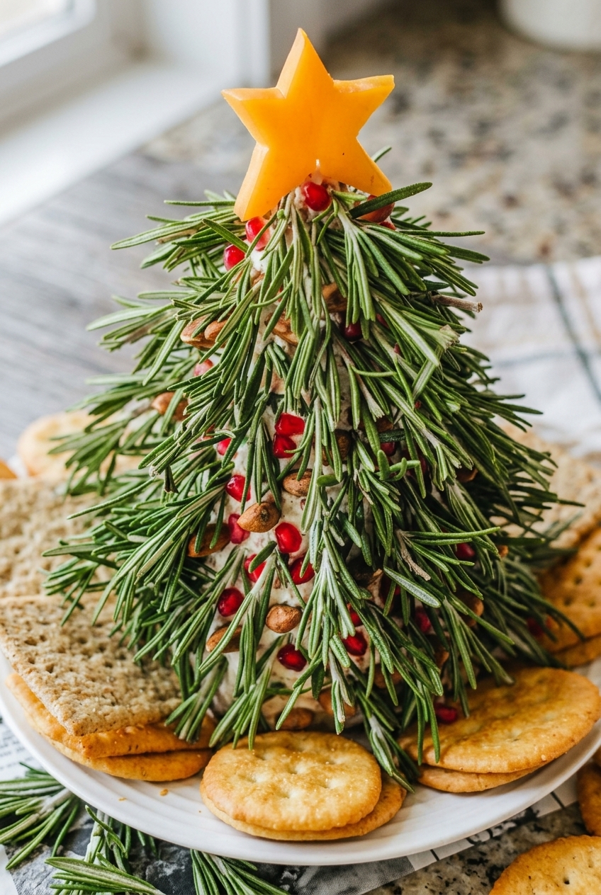 Christmas Tree Cheese Ball