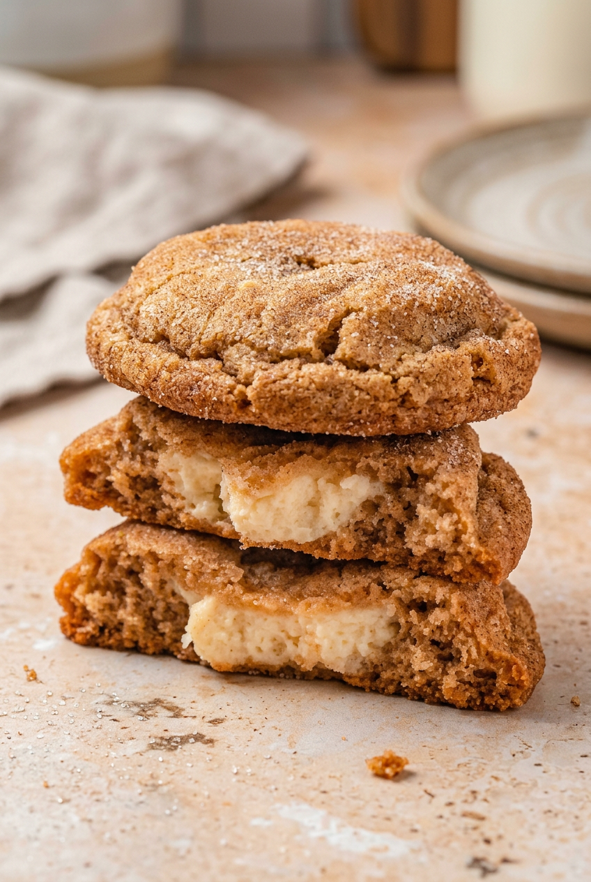 Churro Cheesecake Cookies