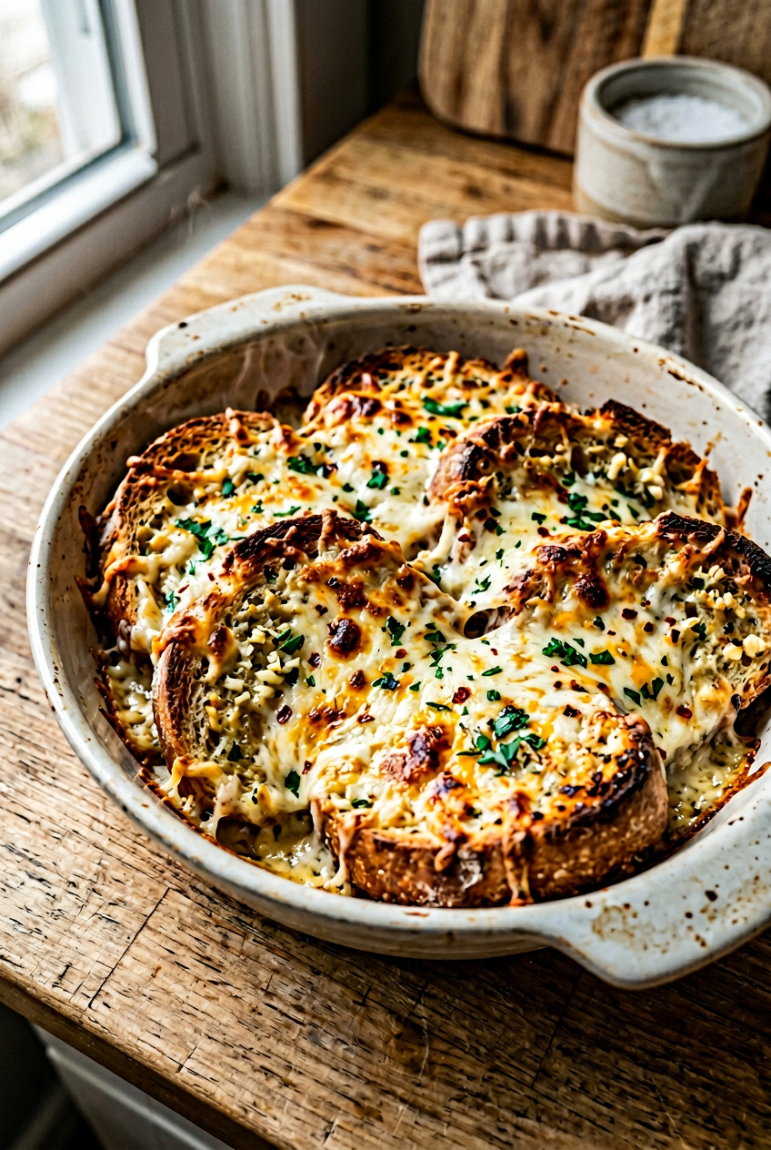 Extra Cheesy Garlic Bread