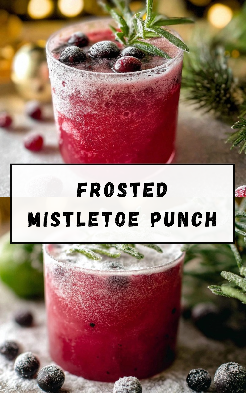 Frosted Mistletoe Punch