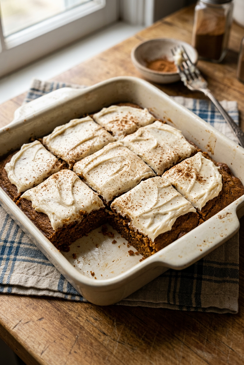 Gingerbread Cookie Bars
