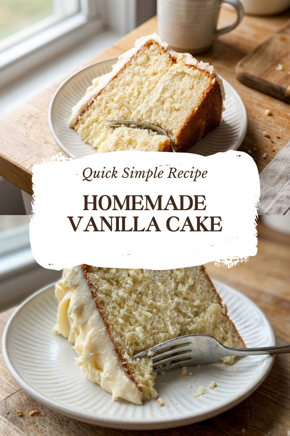 Homemade Vanilla Cake
