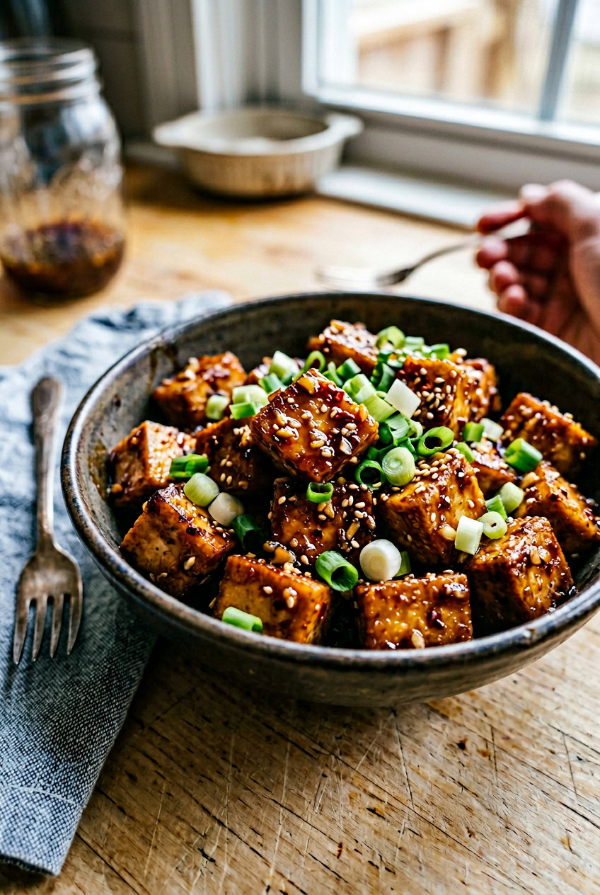 Honey Garlic Tofu