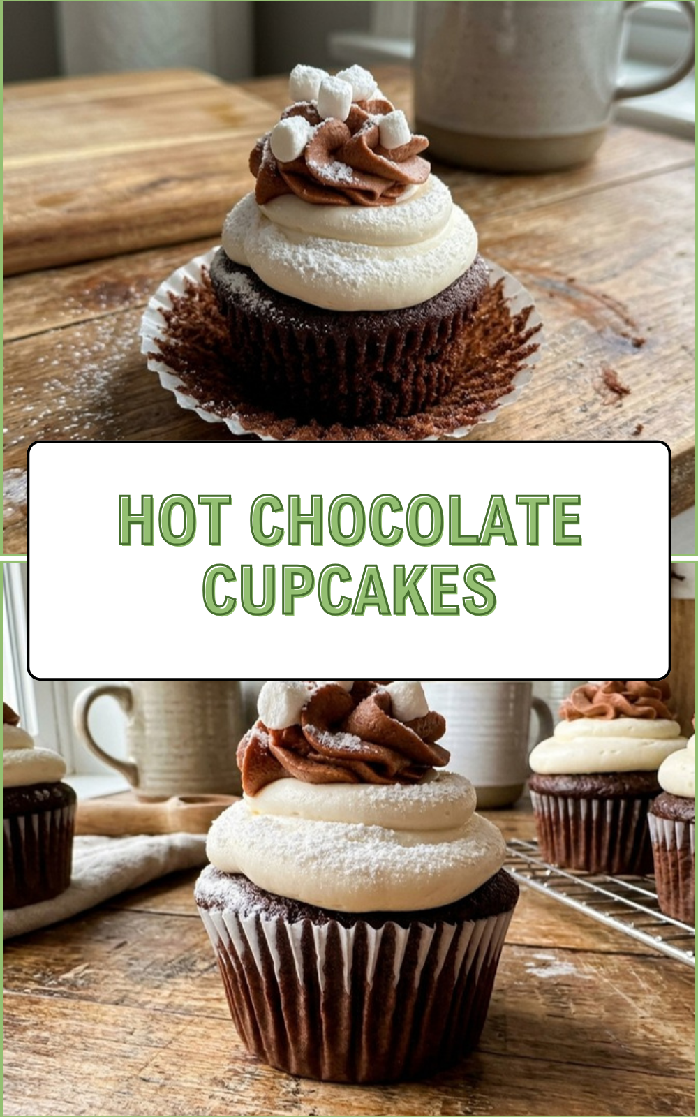 Hot Chocolate Cupcakes