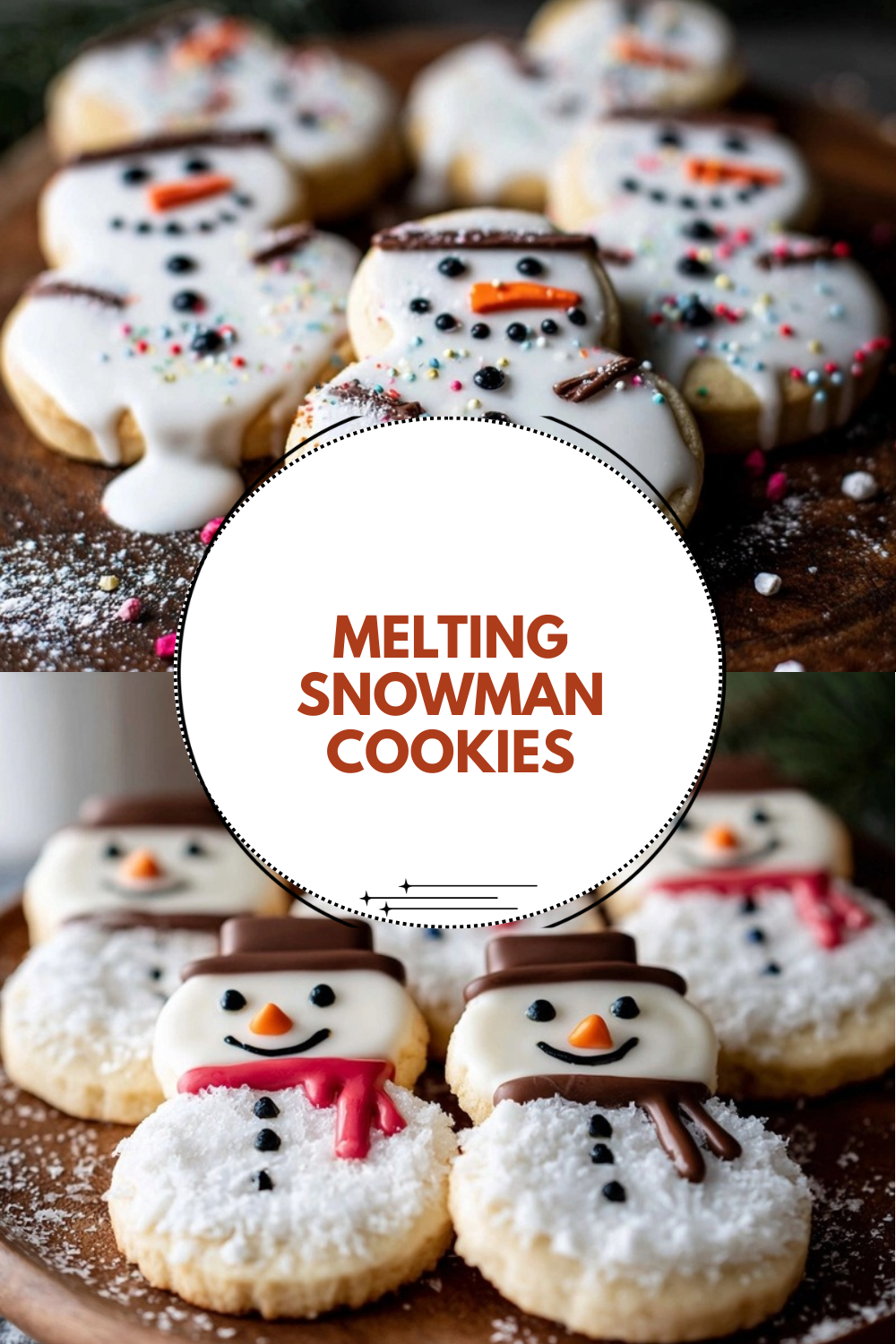 Melting Snowman Cookies