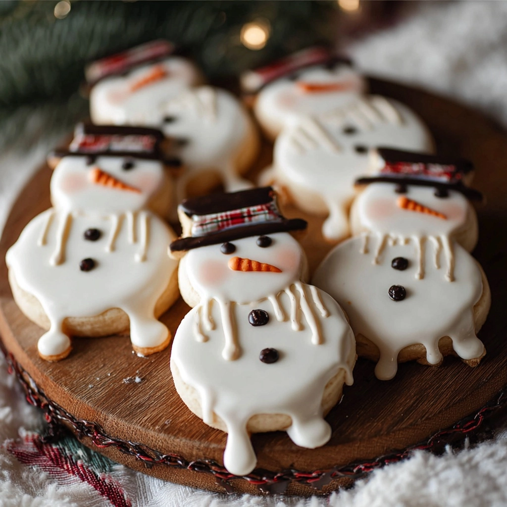Melting Snowman Cookies