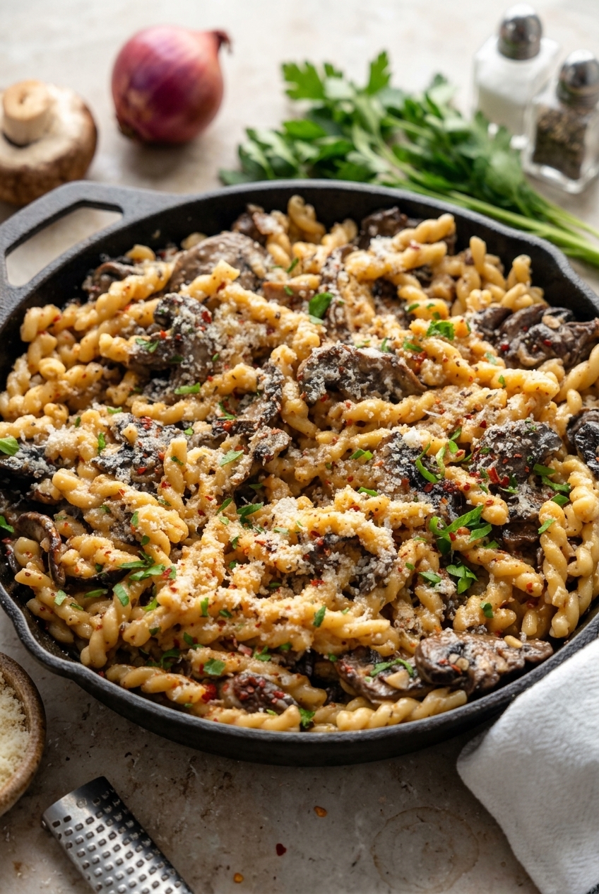 Mushroom Pasta Recipe
