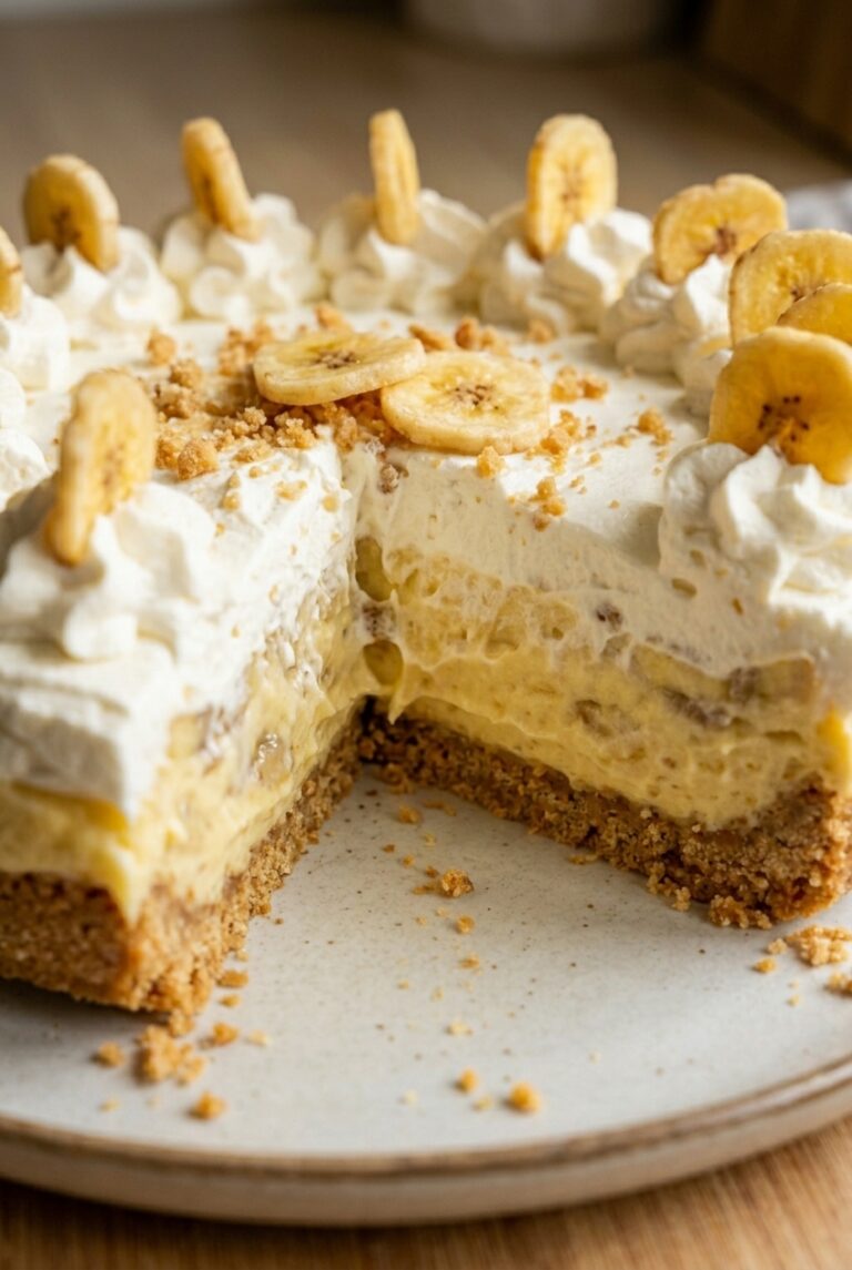 No Bake Banana Cream Pudding Cheesecake 54.Png
