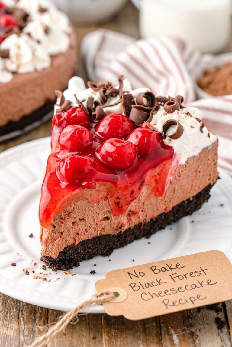 No Bake Black Forest Cheesecake Recipe 22.Png