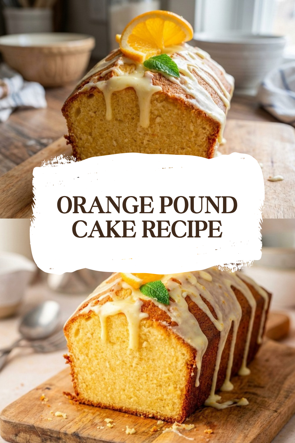 Orange Pound Cake Recipe
