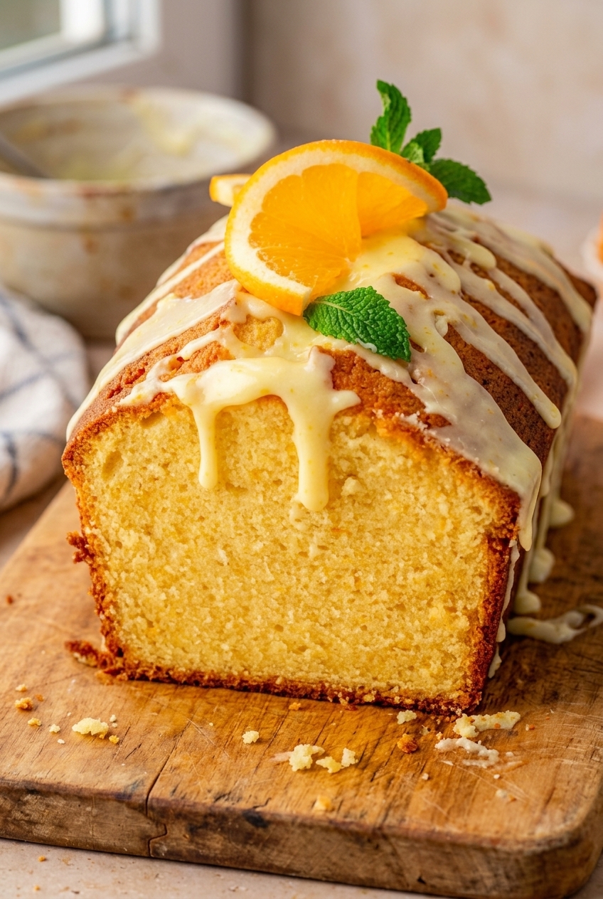 Orange Pound Cake Recipe