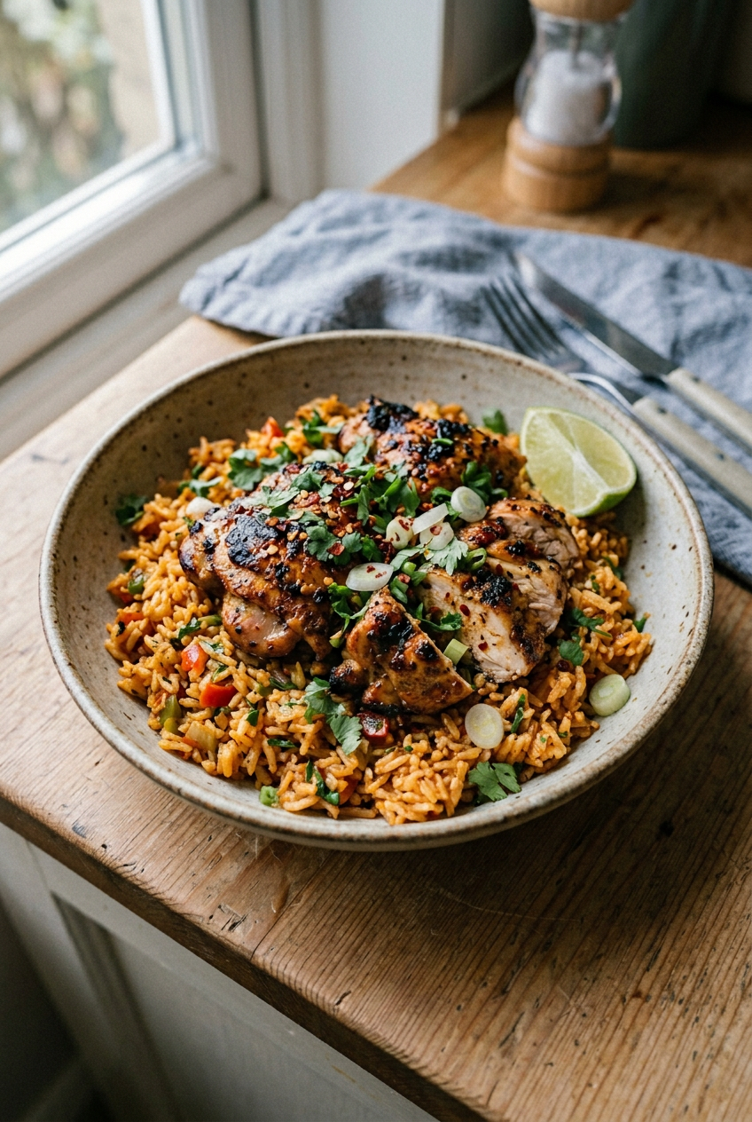 Peri Peri Chicken Rice