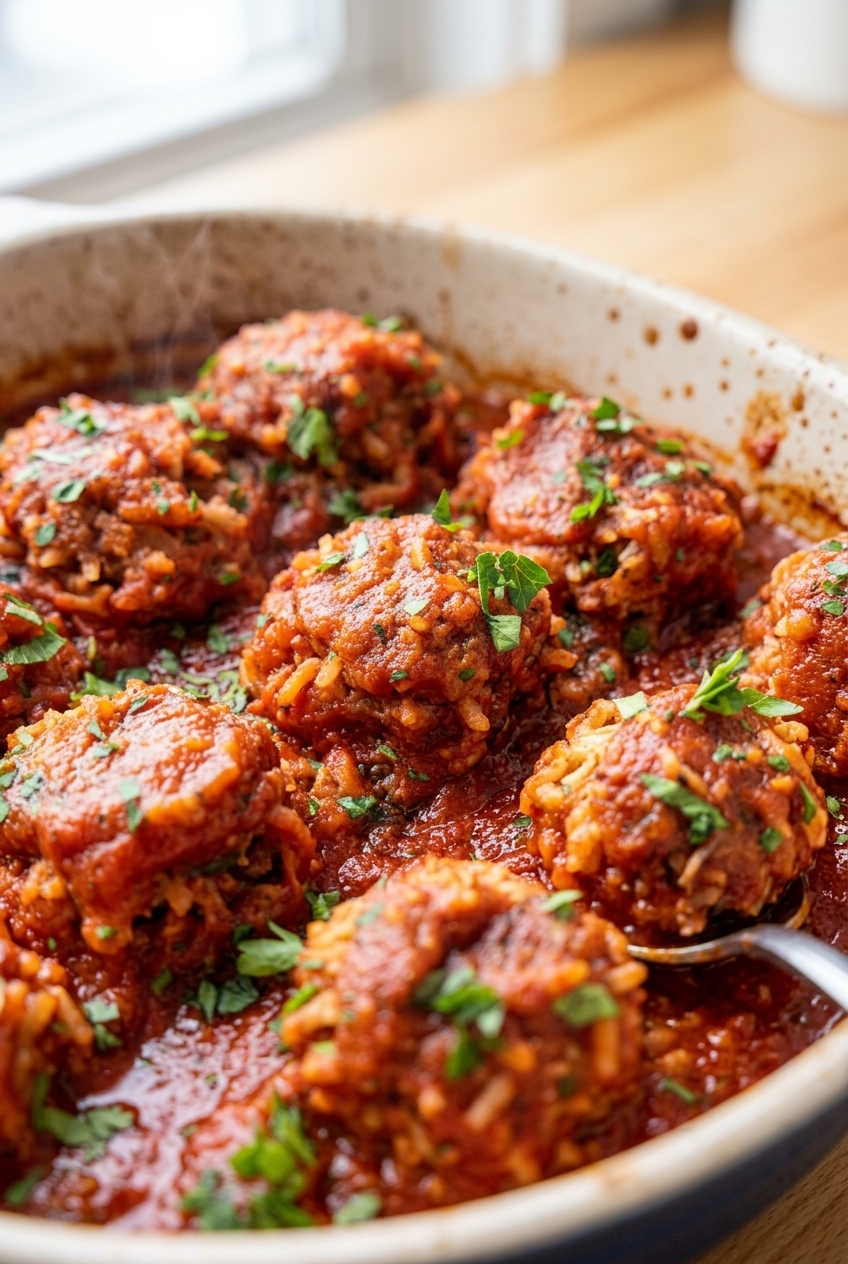 Porcupine Meatballs