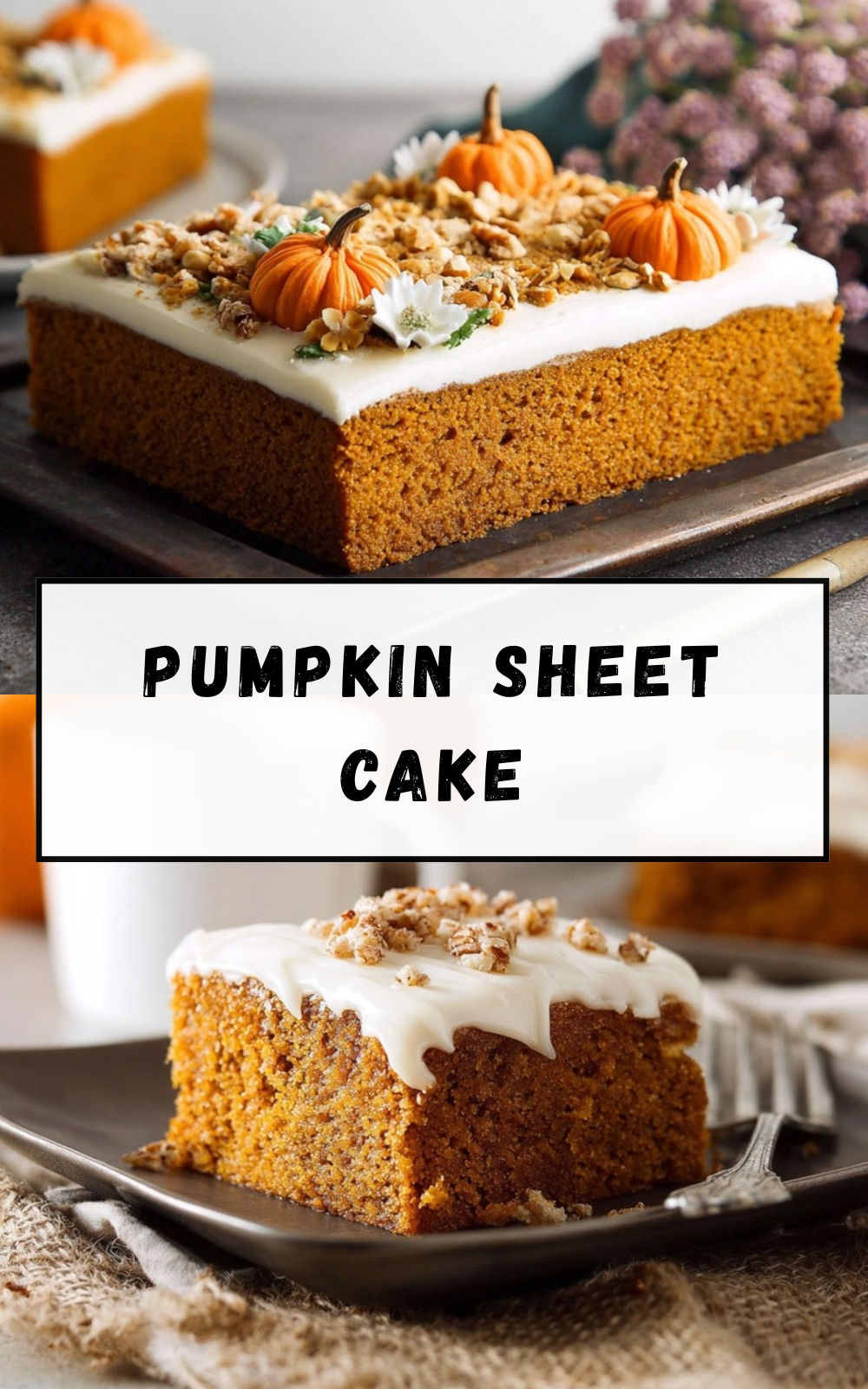 Pumpkin Sheet Cake