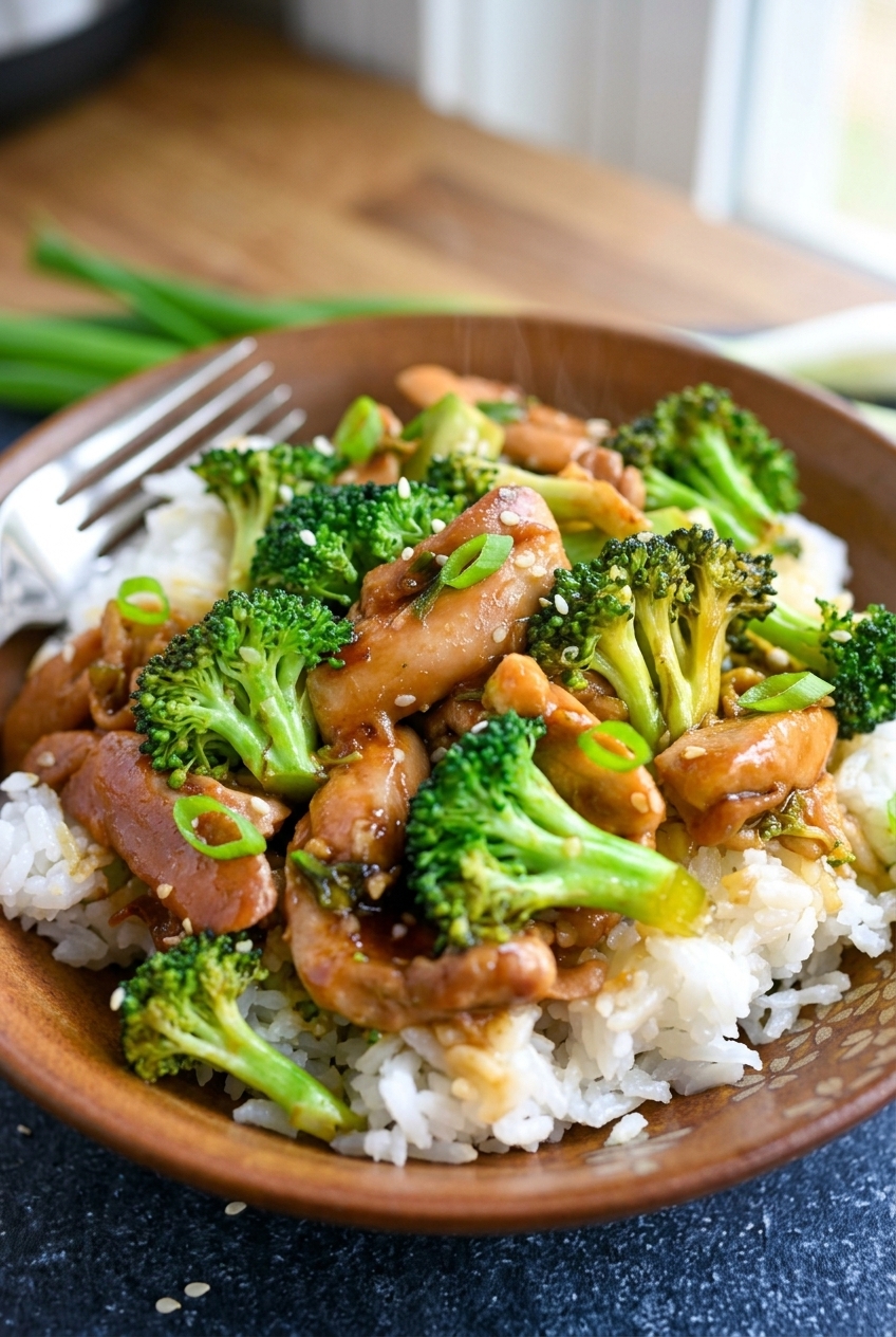 Sesame Chicken With Broccoli