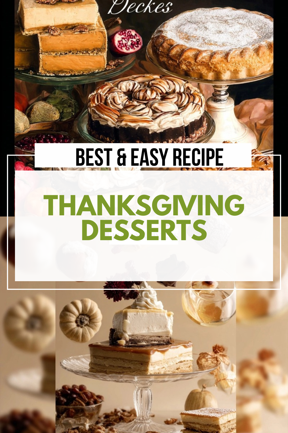 Thanksgiving Desserts