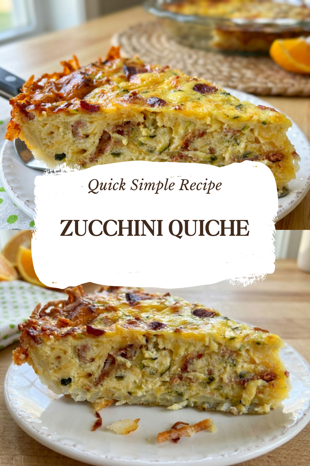 Zucchini Quiche
