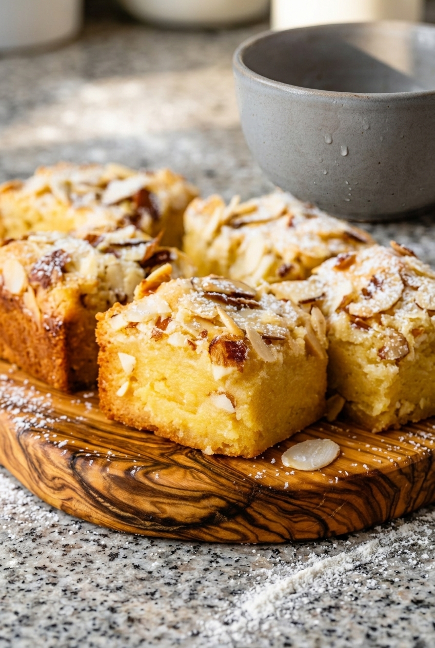 Almond Croissant Blondies Easy Bakery Style Recipe 6 Almond Croissant Blondies