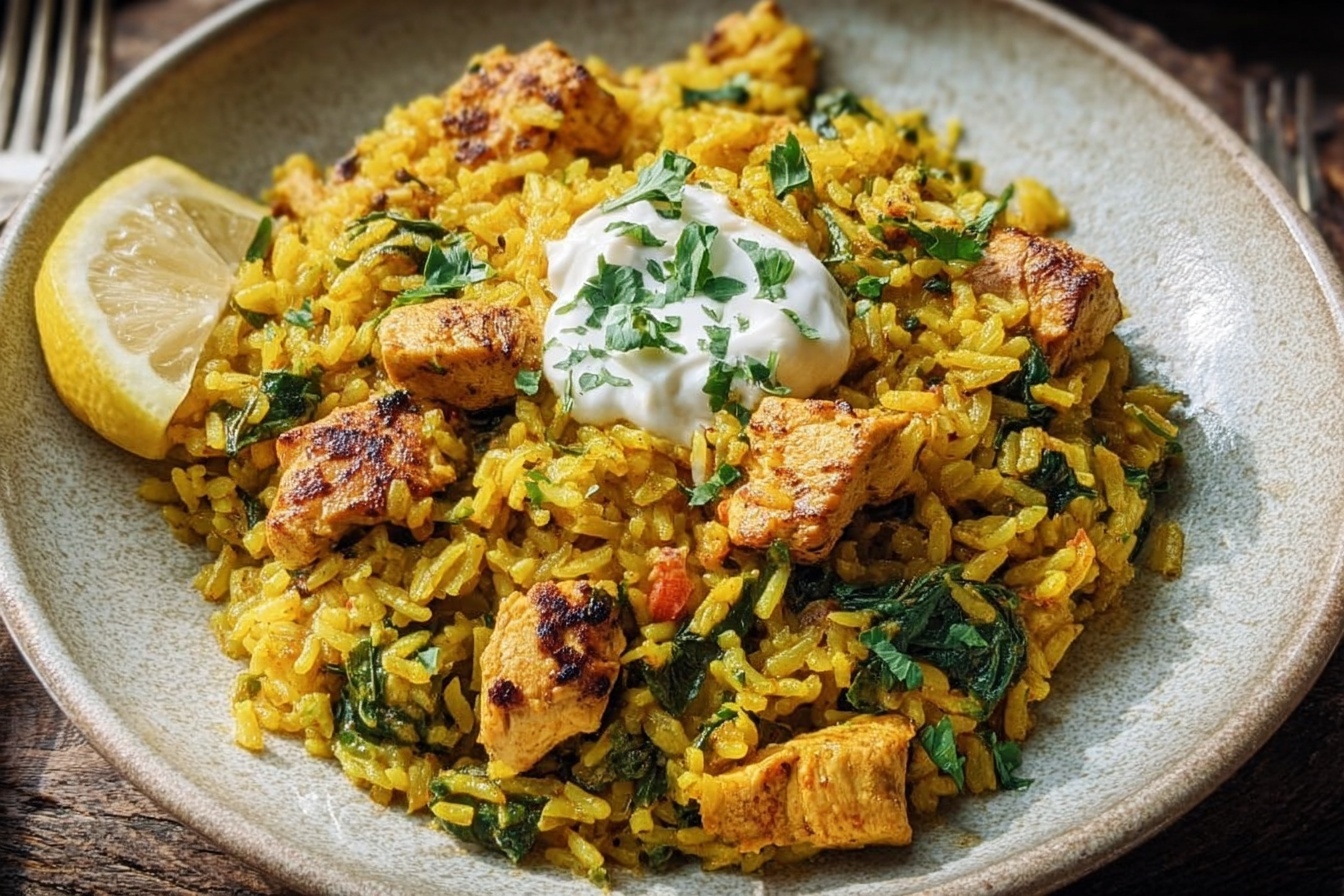Anti Inflammatory Turmeric Chicken Rice