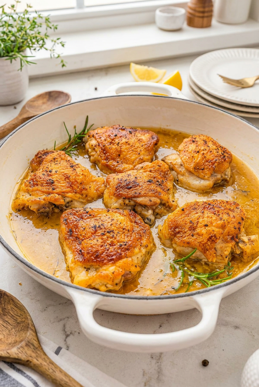 Braised Chicken Thighs Recipe For Tender Juicy Flavor 6 Braised Chicken Thighs