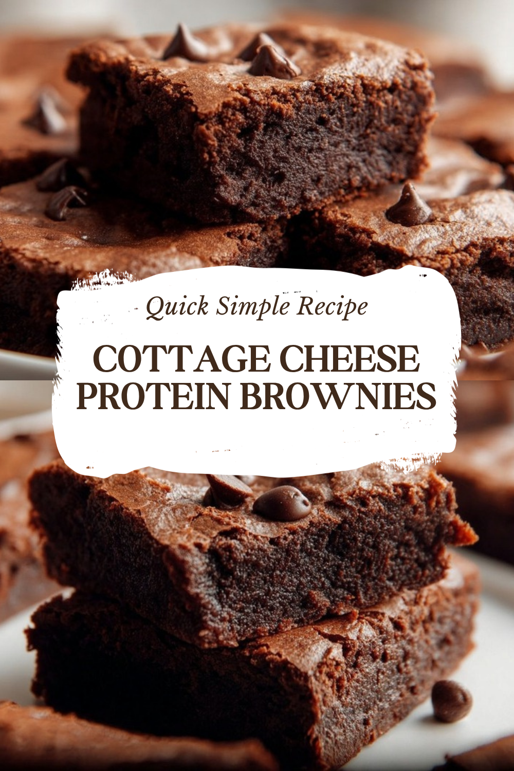 Cottage Cheese Protein Brownies