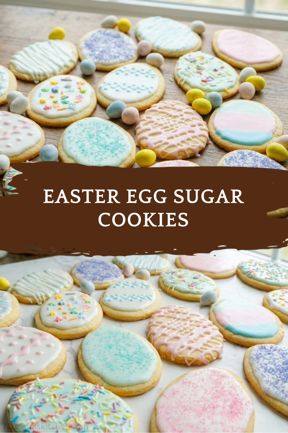 Easter Egg Sugar Cookies