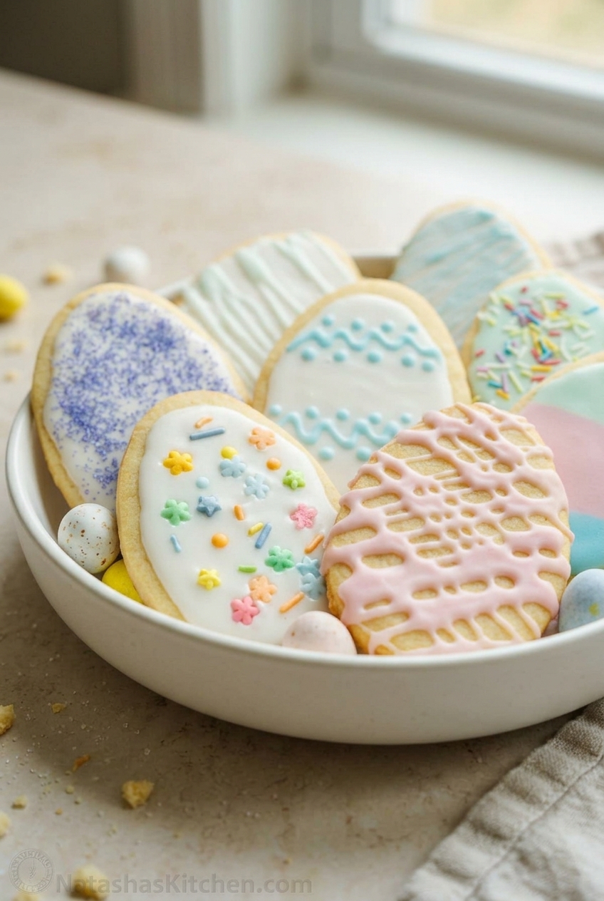 Easter Egg Sugar Cookies