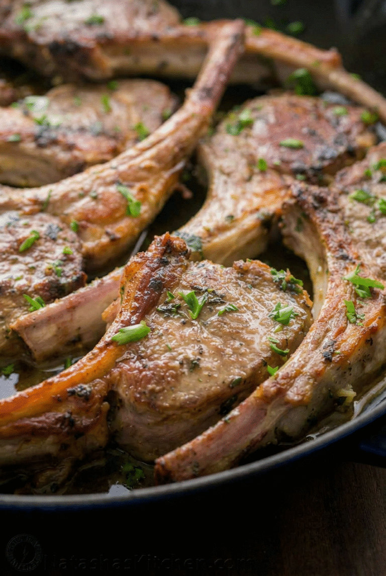 Garlic Herb Crusted Lamb Chops 95.Png