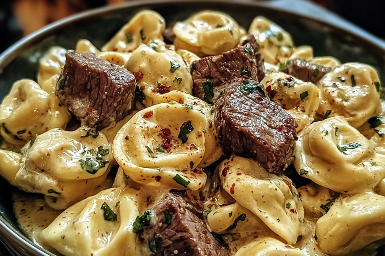 Garlic Steak Tortellini
