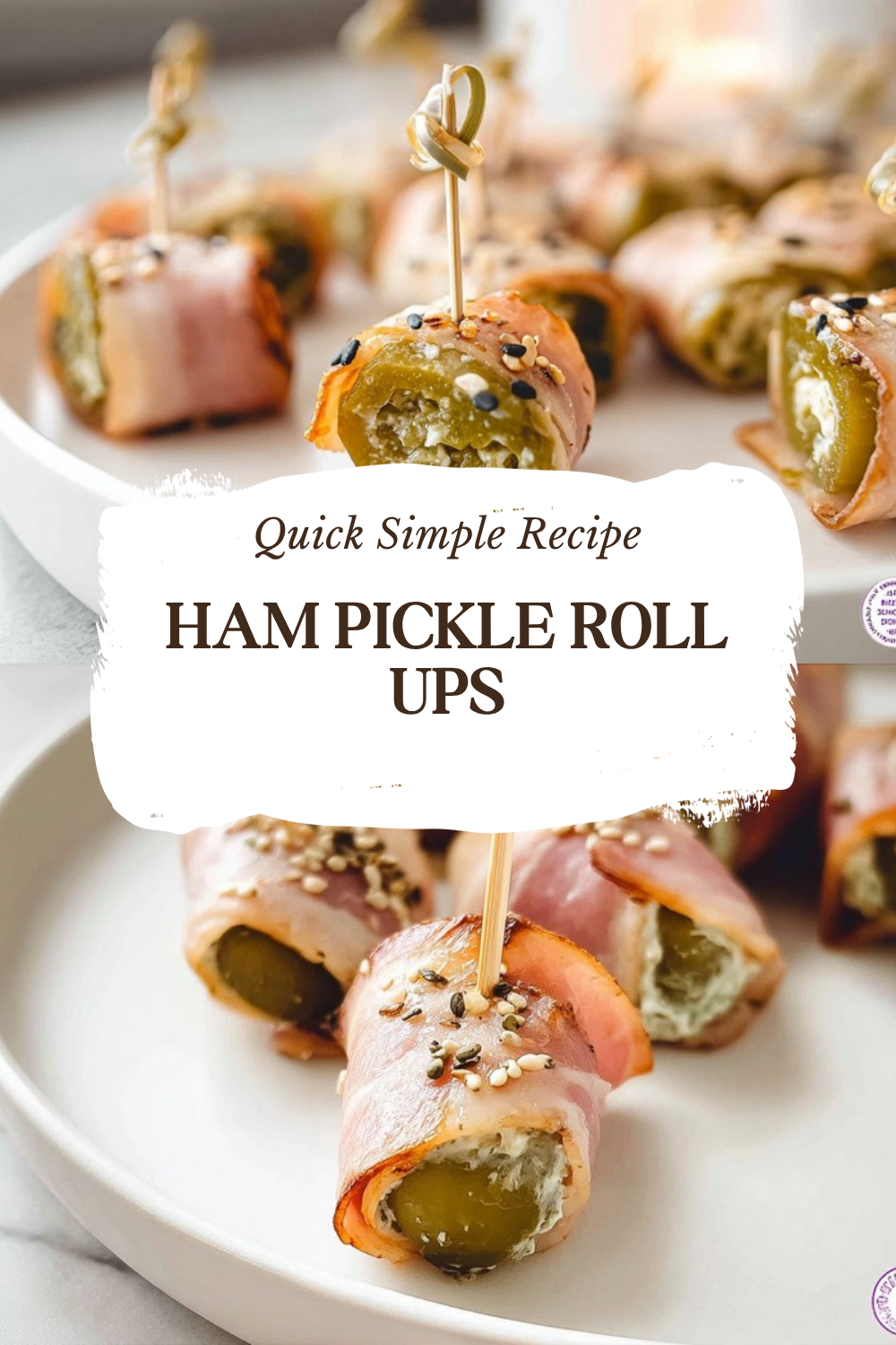 Ham Pickle Roll Ups