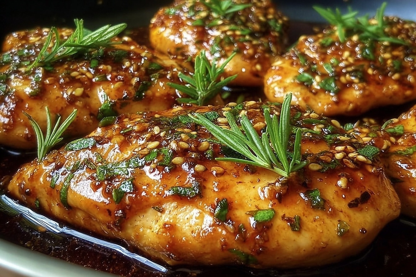 Honey Garlic Chicken Breasts