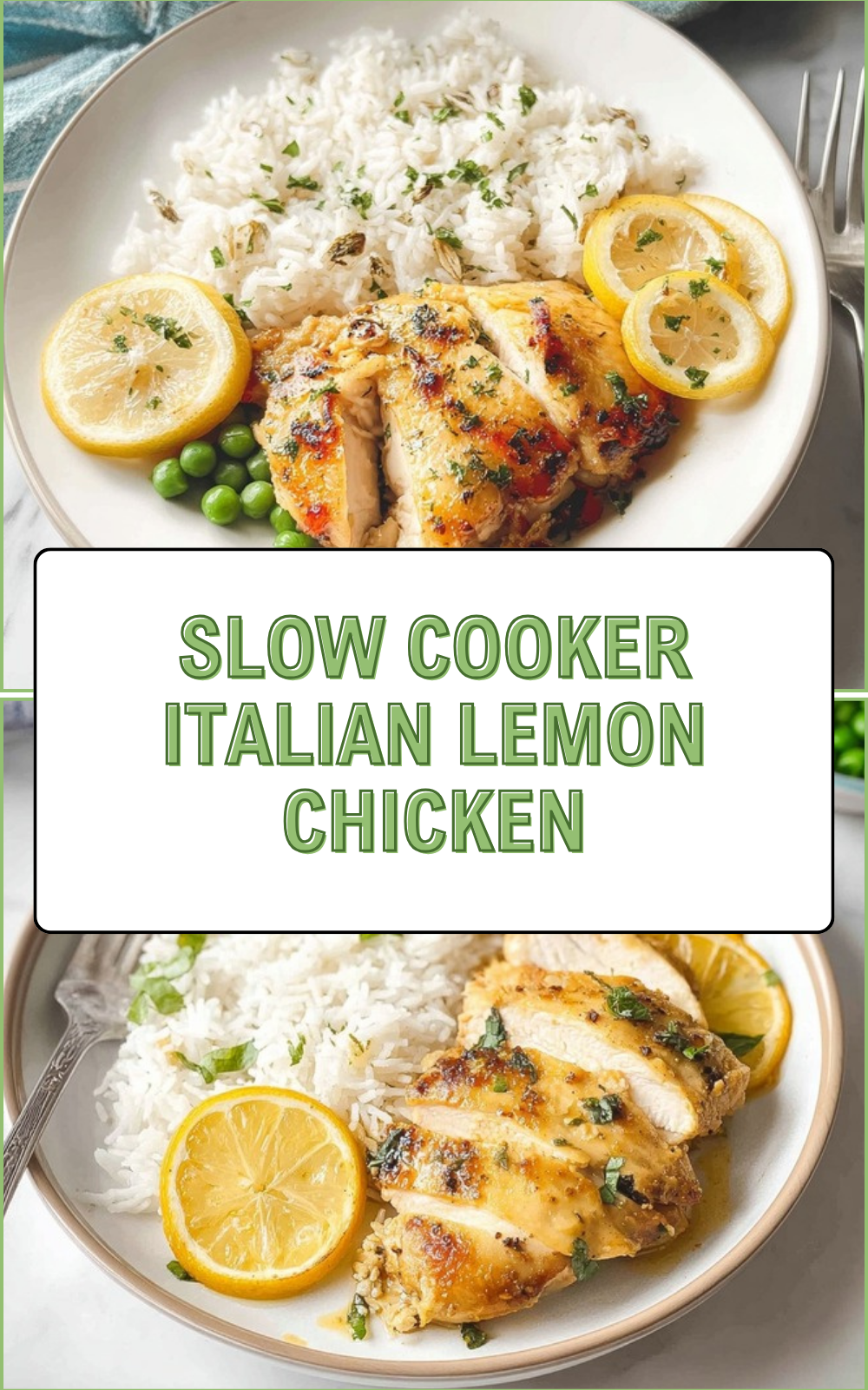 Slow Cooker Italian Lemon Chicken