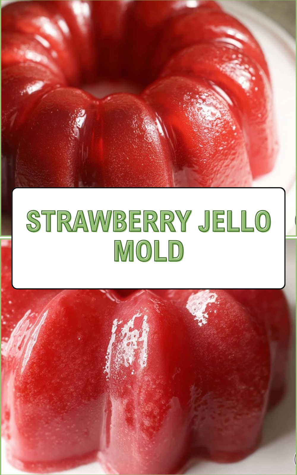 Strawberry Jello Mold